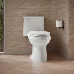 KOHLER
Adair 12 in. Rough In 1-Piece 1.28 GPF Single Flush Elongated Toilet in White Seat Included