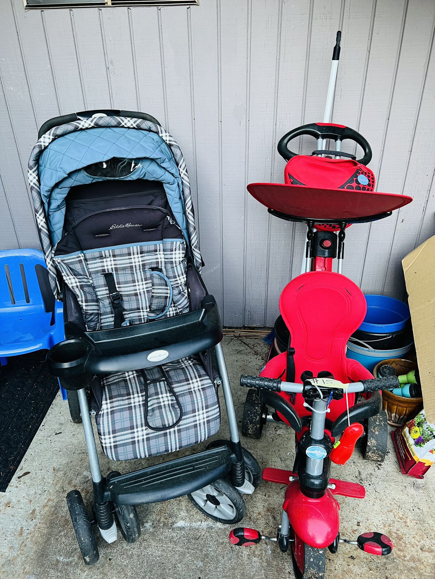 Eddie Bauer Stroller And Tricycle