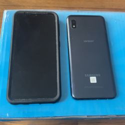 Samsung A10e Phones (2) With Otter Boxes!!