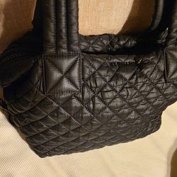 MZ Wallace Sutton Delux Quilt Bag Shoulder Bag 12" X 9" X 6"