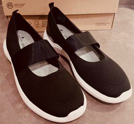 Clarks CLOUDSTEPPERS Nova Sol Mary Janes Black 11 Comfort Walking Shoes Sneakers