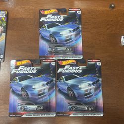 Hotwheels Fast And Furious R34