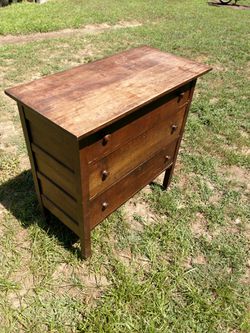Real wood dresser old