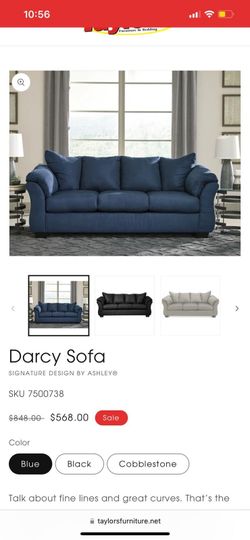 Ashley's - Darcy Velvet SOFA