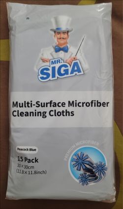 Microfiber Cleaning Cloth, All-Purpose Microfiber Towels, Streak Free Cleaning Rags, Pack of 15,