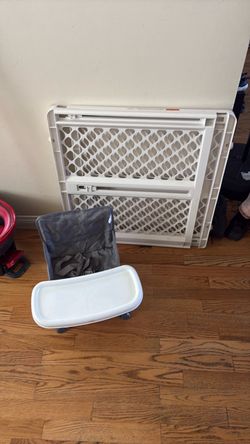 Portable chair and baby gate