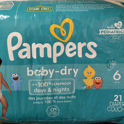 Diapers Size 6 