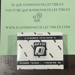 2024 Panini Donruss Optic NFL Football Factory Sealed Fat Pack Cello Box