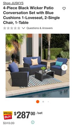 Patio Conversation Set