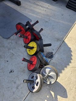 Ab Roller Wheels Pair