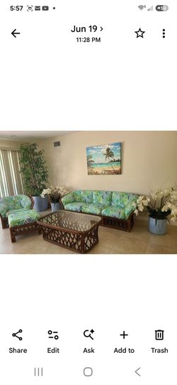 Vintage Rattan furniture set