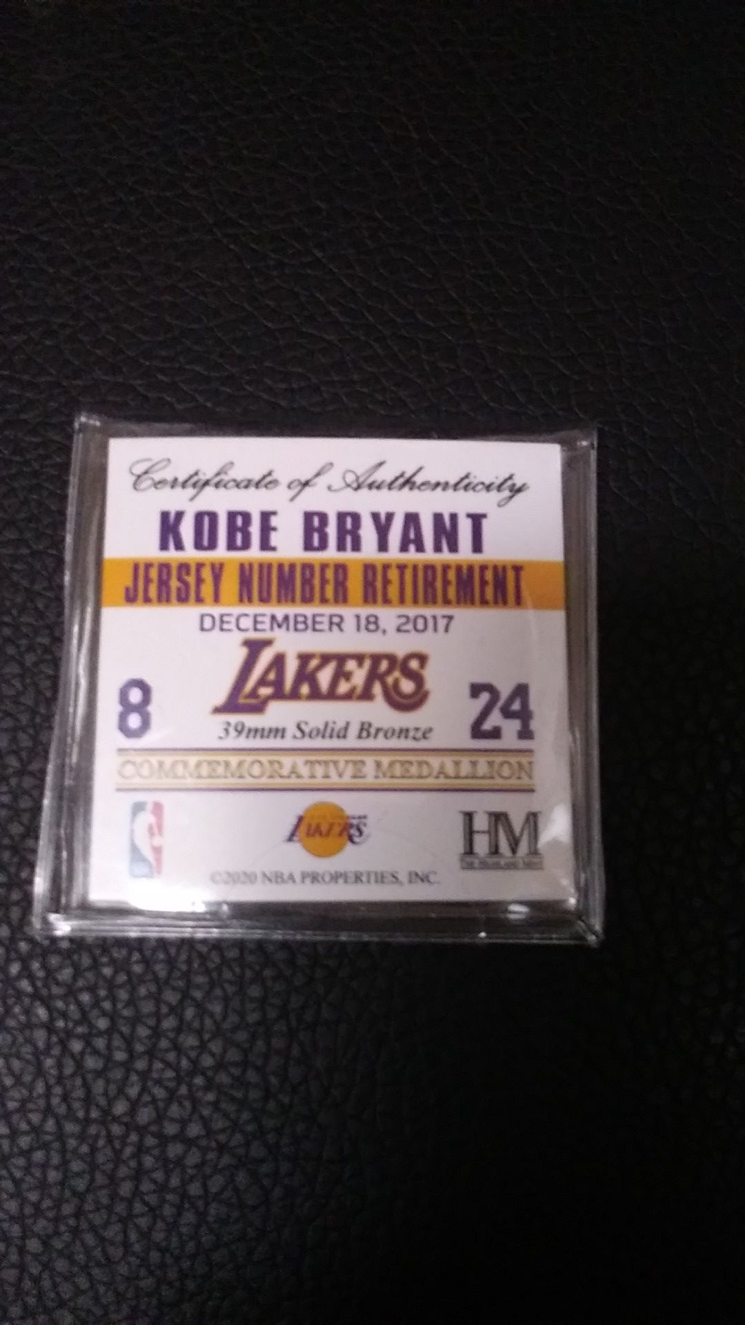 Kobe Bryant Medallion/Coin