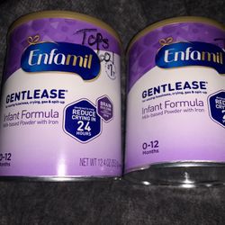 Baby formula Gentlease Enfamil