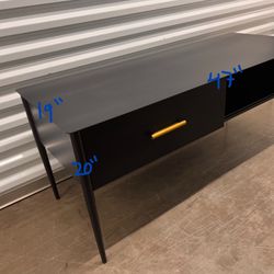 West Elm Metal Media Console Table