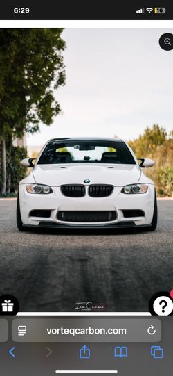 Carbon BMW E9X M3 GTS Style Carbon Fiber Front Lip