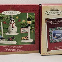 4 New Hallmark Keepsake Thomas Kinkade Victorian Christmas Memories Set Lot box

Brand new condition, never displayed

Total of 4 ornaments- 

Silent 