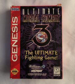 Ultimate Mortal Kombat 3 – Sega Genesis – Original Box