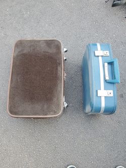 Vintage luggage case $30 both