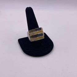 10K Multi Colored Stone Ring