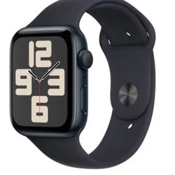 Apple Watch SE 2nd Generation (GPS) 44mm Midnight Aluminum Case with Midnight Sport Band - S/M - Midnight - (2022)