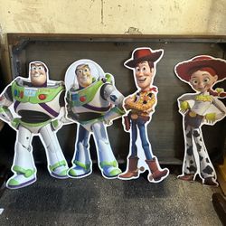 3 Ft Toy Story Cut Outs - $35 EACH
