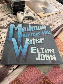 Madman across the water vinyl record . Elton John $10