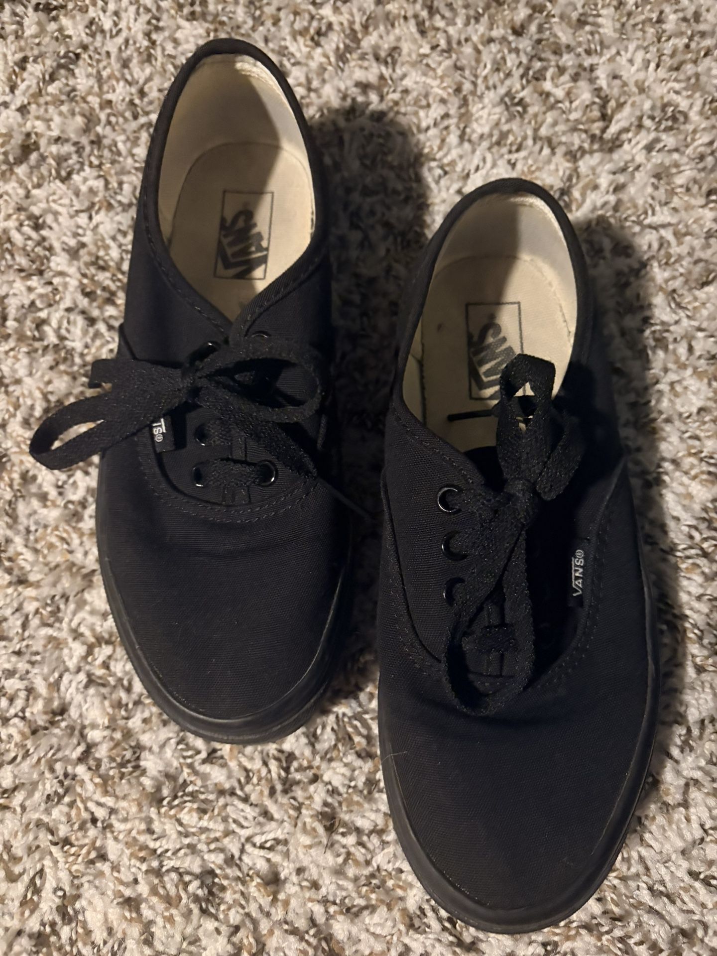 Black Vans 3 Kids