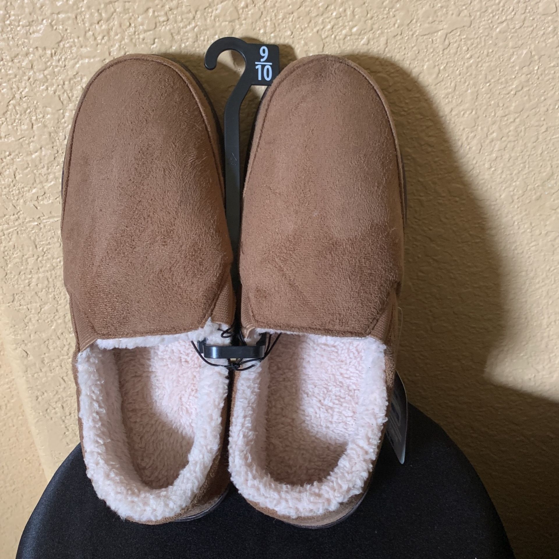 George Men's Sherpa Aline Slipper Size 9/10