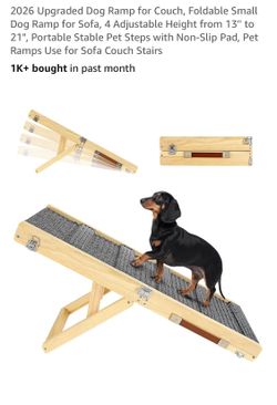 New adjustable dog ramp for small dogs