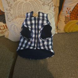 Tellu Ride Dog Coat Blue And White Size Small,$7,serious Inquiries Only 