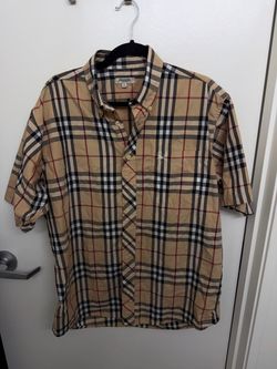 Burberry London Nova Check Short Sleeve Shirt XL