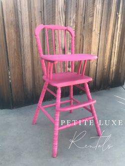 Pink Vintage High Chair / Cakesmash !! 💖💕