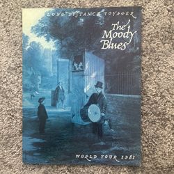 Long Distance Voyager The Moody Blues World Tour 1981 Souvenir Program