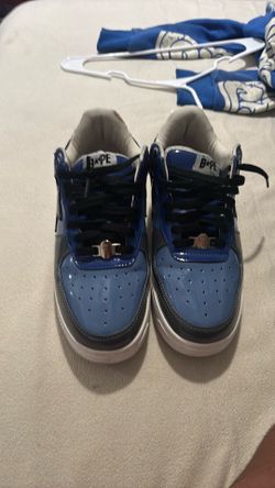 Bapestas blue white and grey