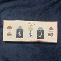  Bike 1910, Shaheen Silver, African Drummer, Shuyukh Silver, Vintage Radio by Lattafa Pride 5 x 20ml