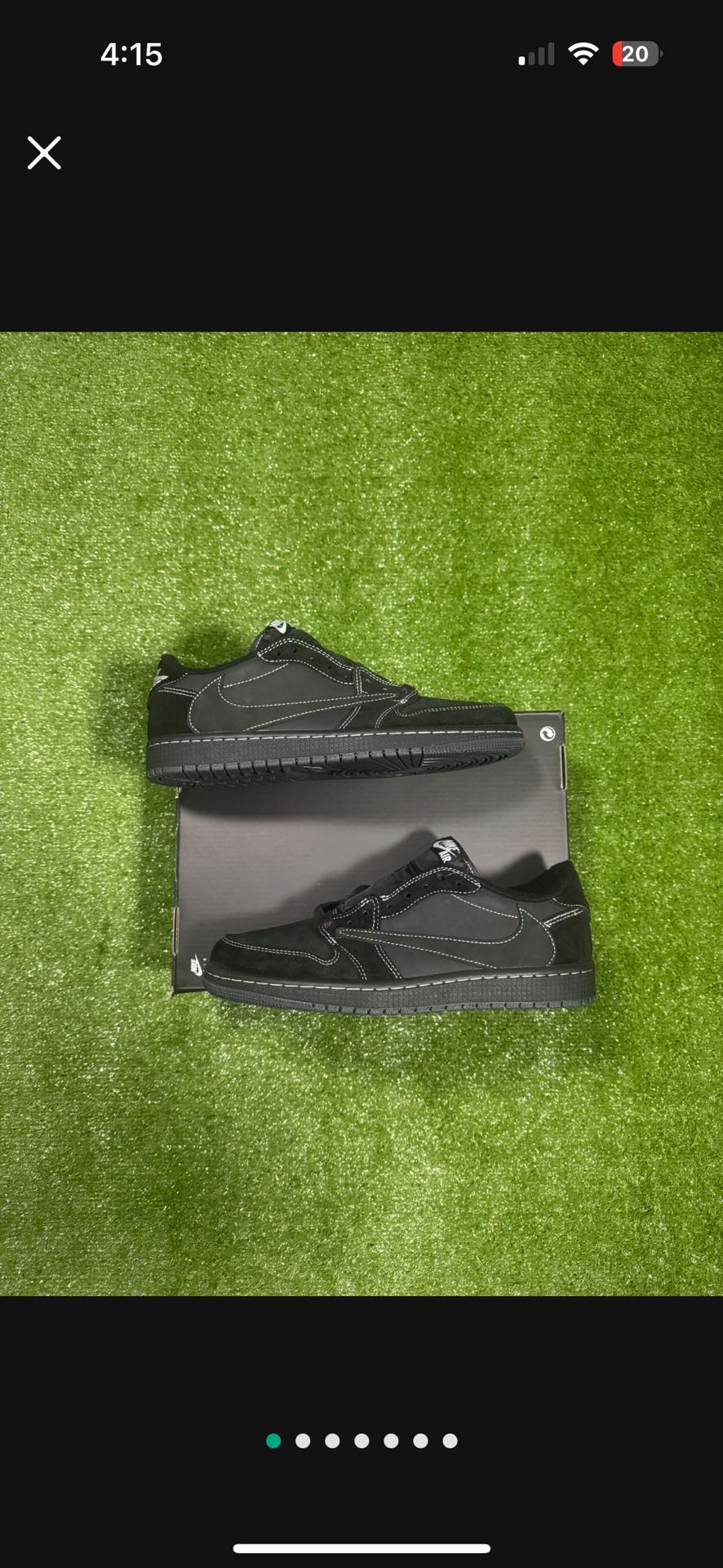 Jordan 1 Travis Scotts Phantoms: Size 9.5