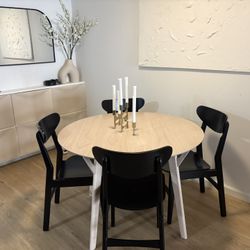 Round Dining Table For 4
