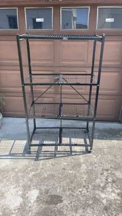 Foldable One Peace Metal Rack