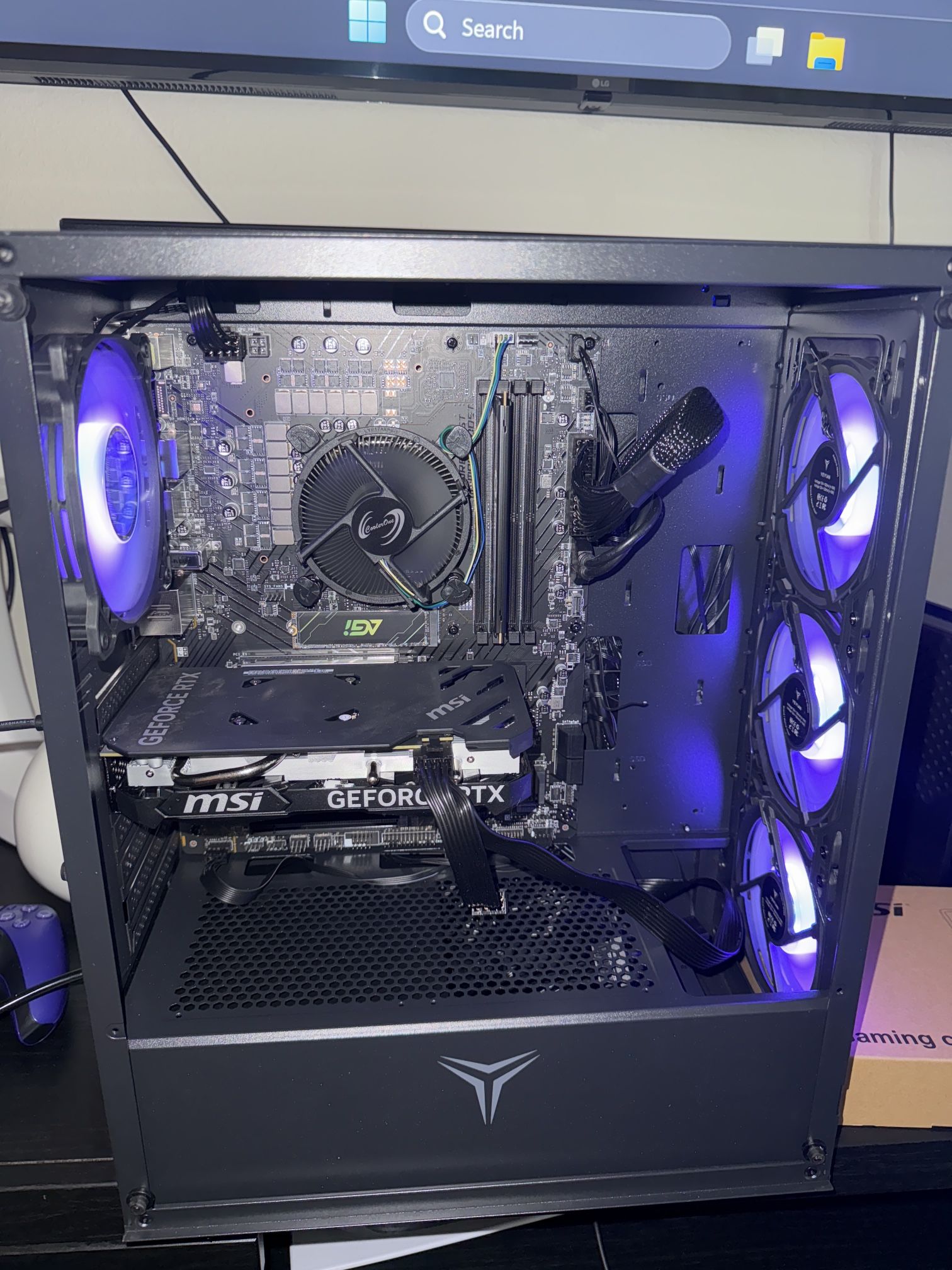 Yeyian Tanto Gaming PC Desktop, Intel Core i5-13400F, Nvidia RTX 4060, 16GB DDR5 5600MHz, 1TB NVMe