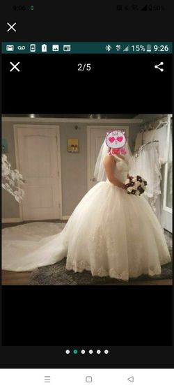 Wedding Dress Like New$800