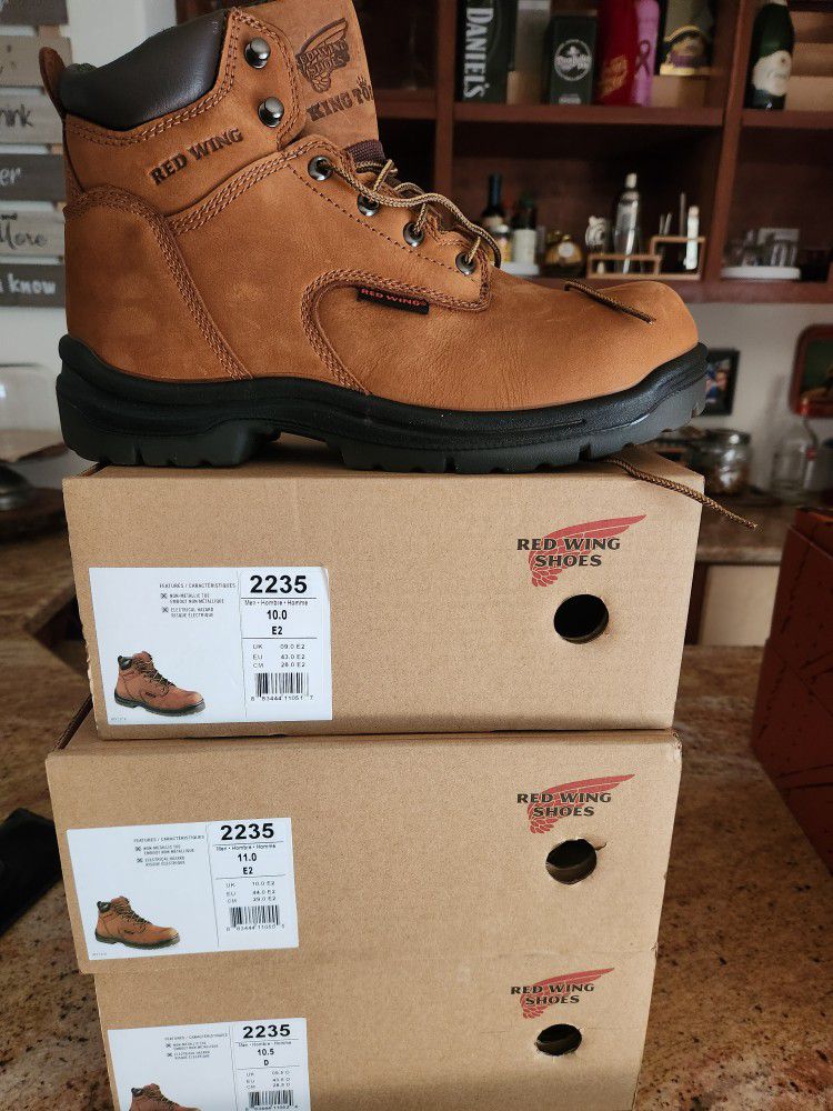 Red Wings Boots Steel Toe