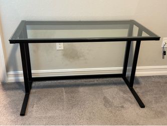 Glass Top Desk