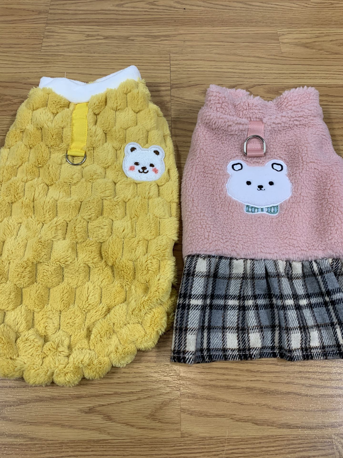 One Medium Dog Coat And One Medium Dog Dress