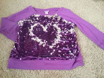 Justice girls sweater 10