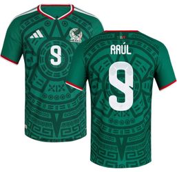 Men Adidas Mexico Raul Jimenez #9 FIFA Soccer World Cup 2026 Home Jersey