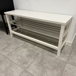 White Shoe Bench