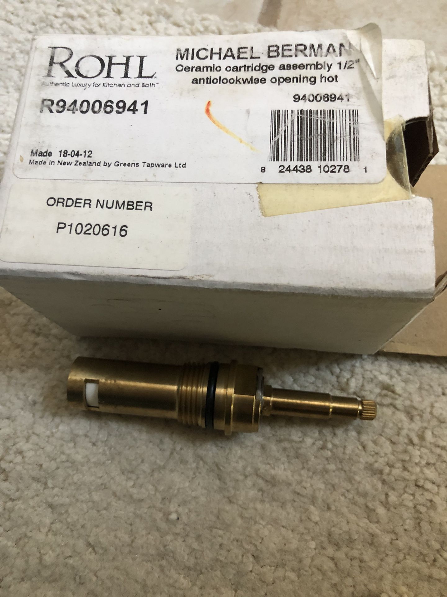 Michael Bergman Cartridge Assembly