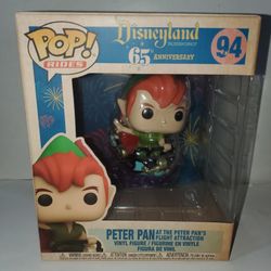 Disney Funko 65th Anniversary Disneyland Peter Pan Riding Peter Pan's Flight