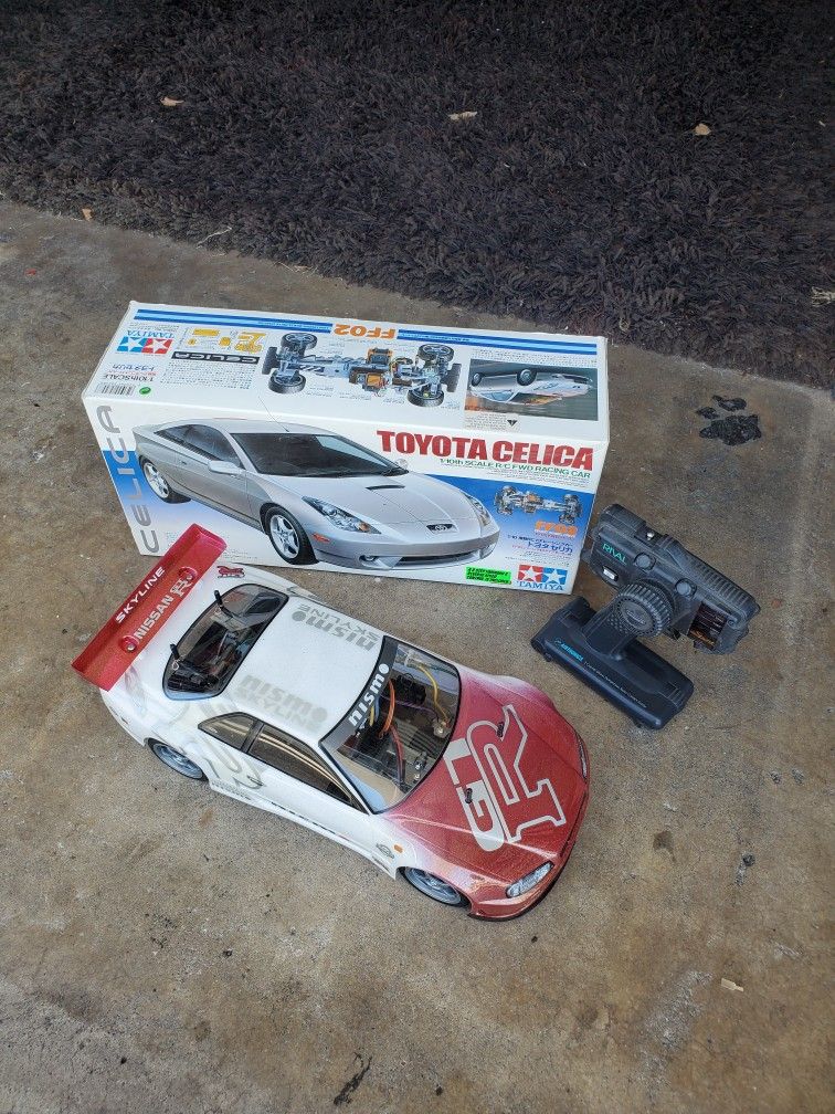 RC Car Tamiya FF02 Shelf Peice With Skyline GTR Body