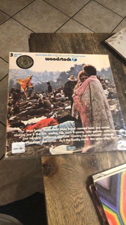 Woodstock  Vinyl 3 Record Set Complete
